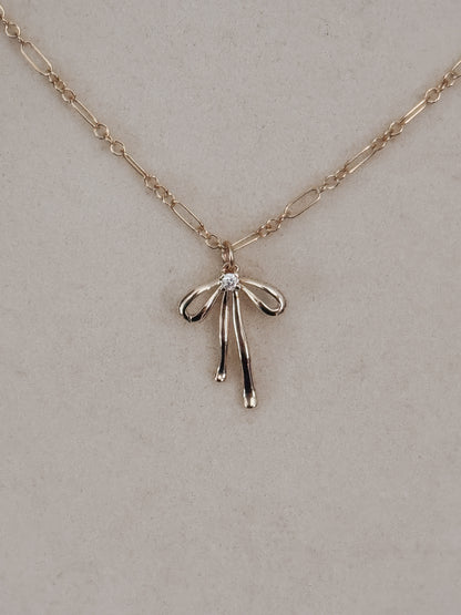 Bow Necklace