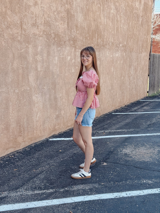 The Scarlett Peplum Top