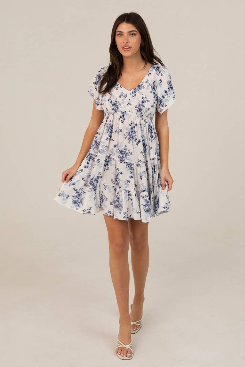 Bluebell Bloom Babydoll Dress