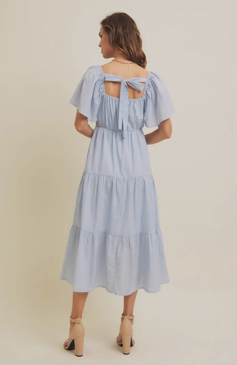 Layla Crochet Midi Dress