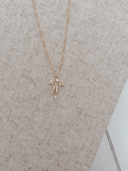 Bow Necklace