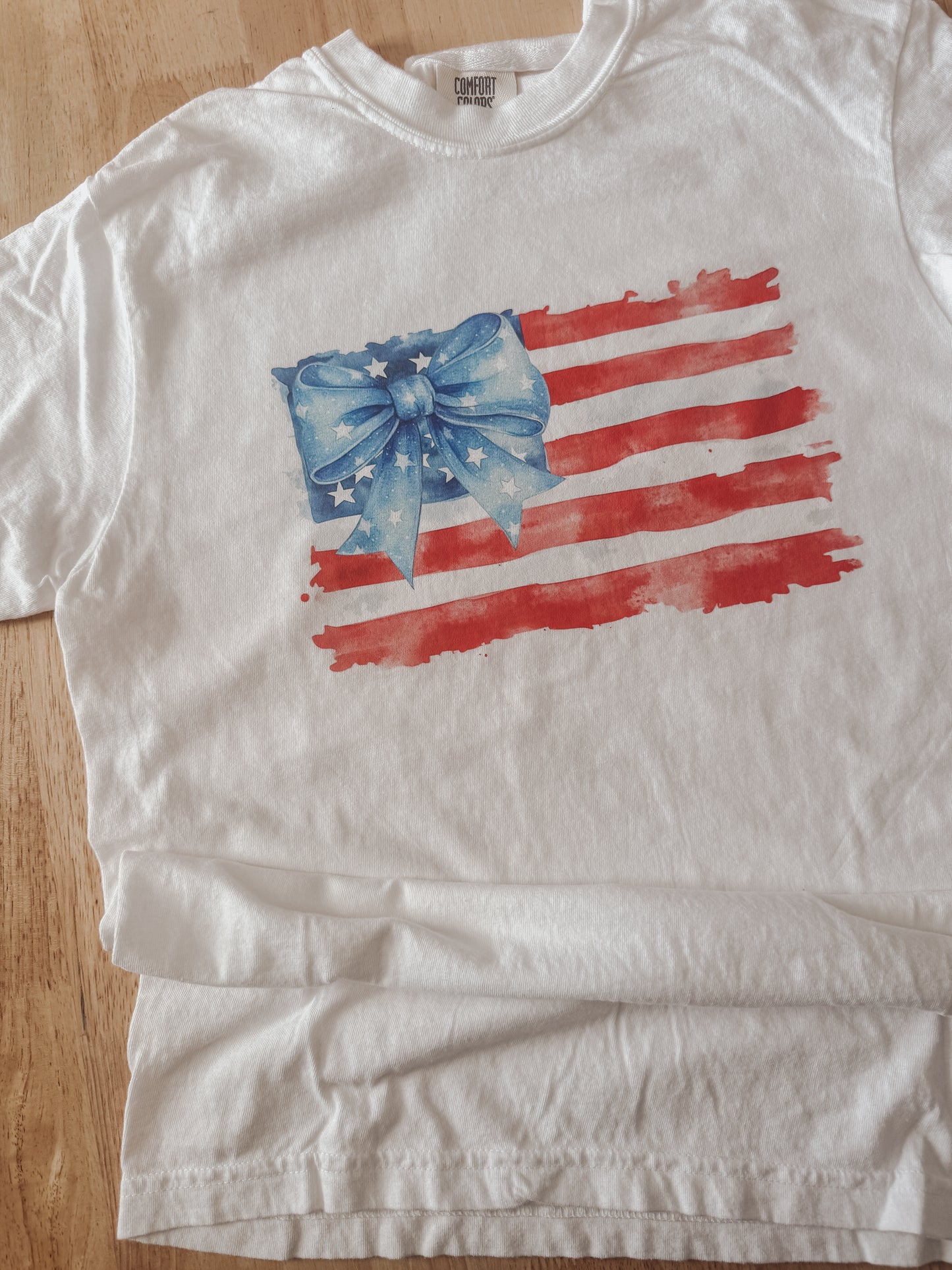 Bow Flag T-Shirt White