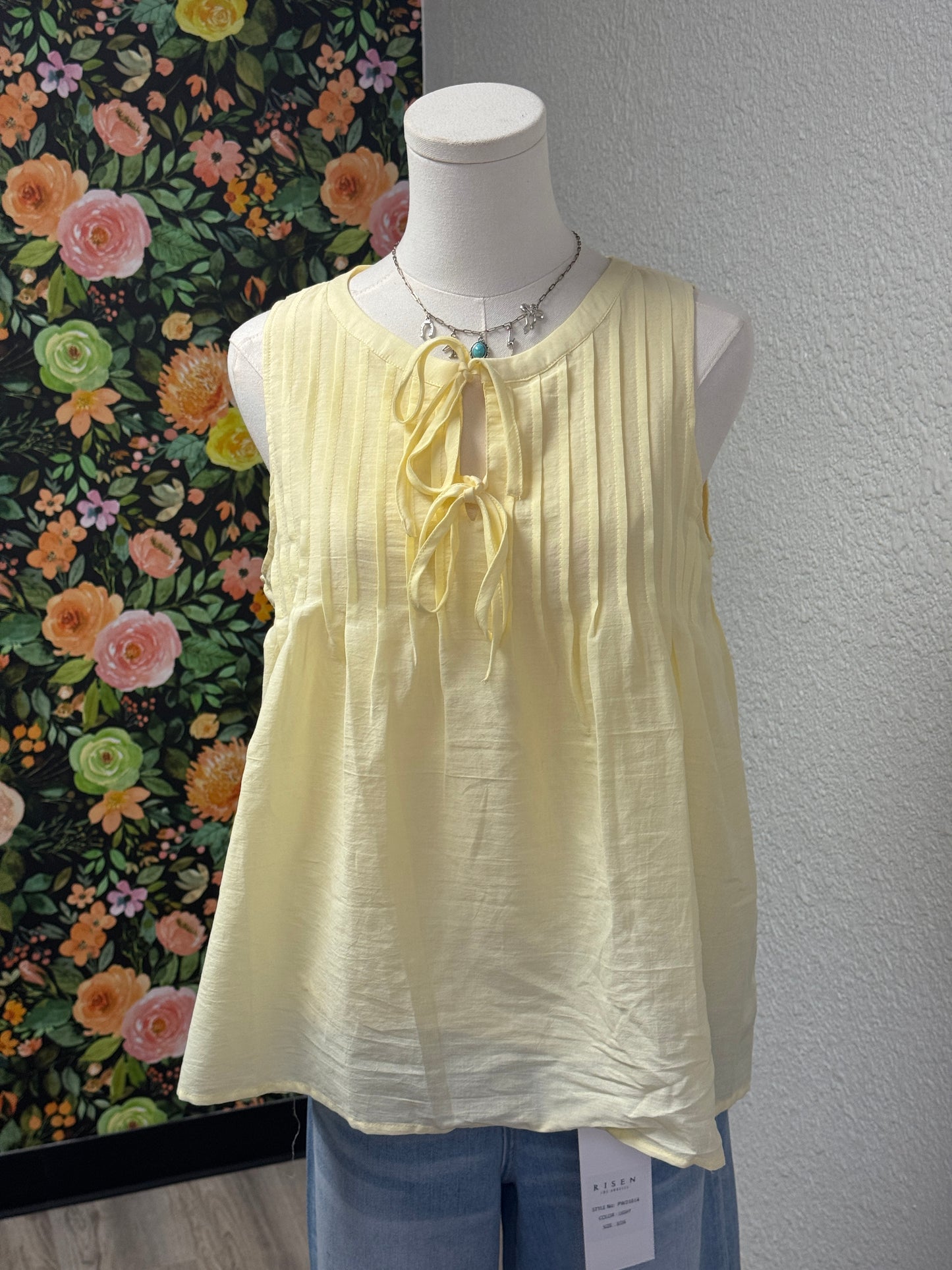 The Buttercream Bow Detail Top