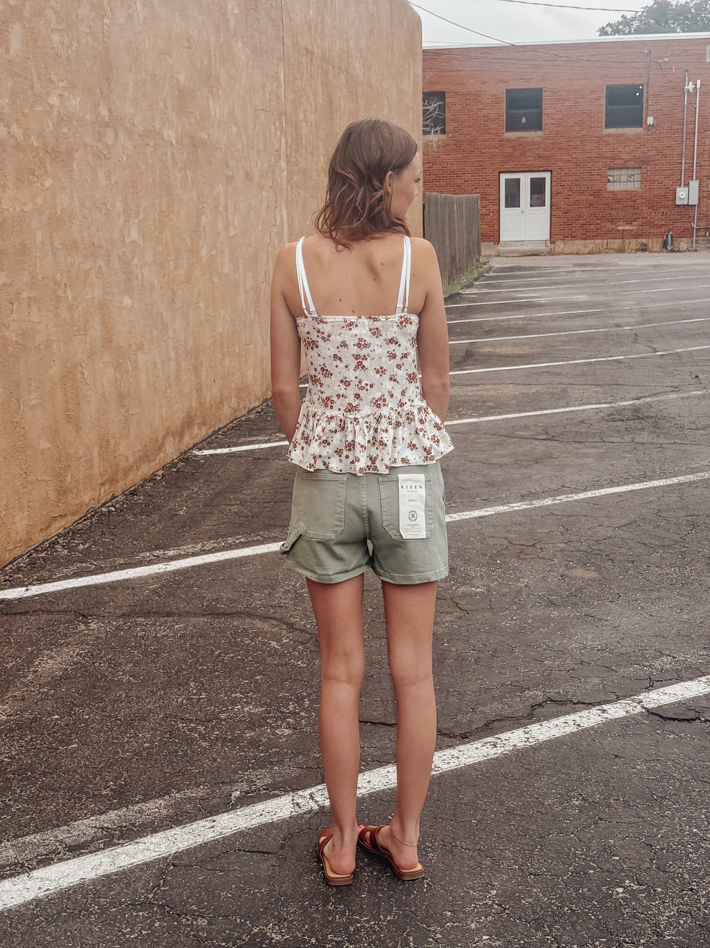 The Willow Floral Peplum Cami