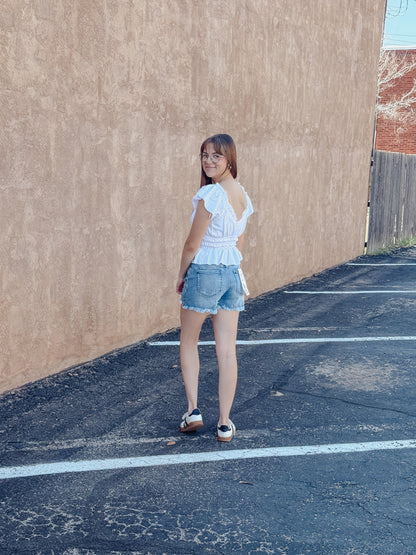 The Wanda Ruffle Blouse