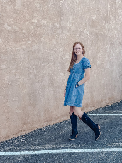 The Dakota Denim Mini Dress