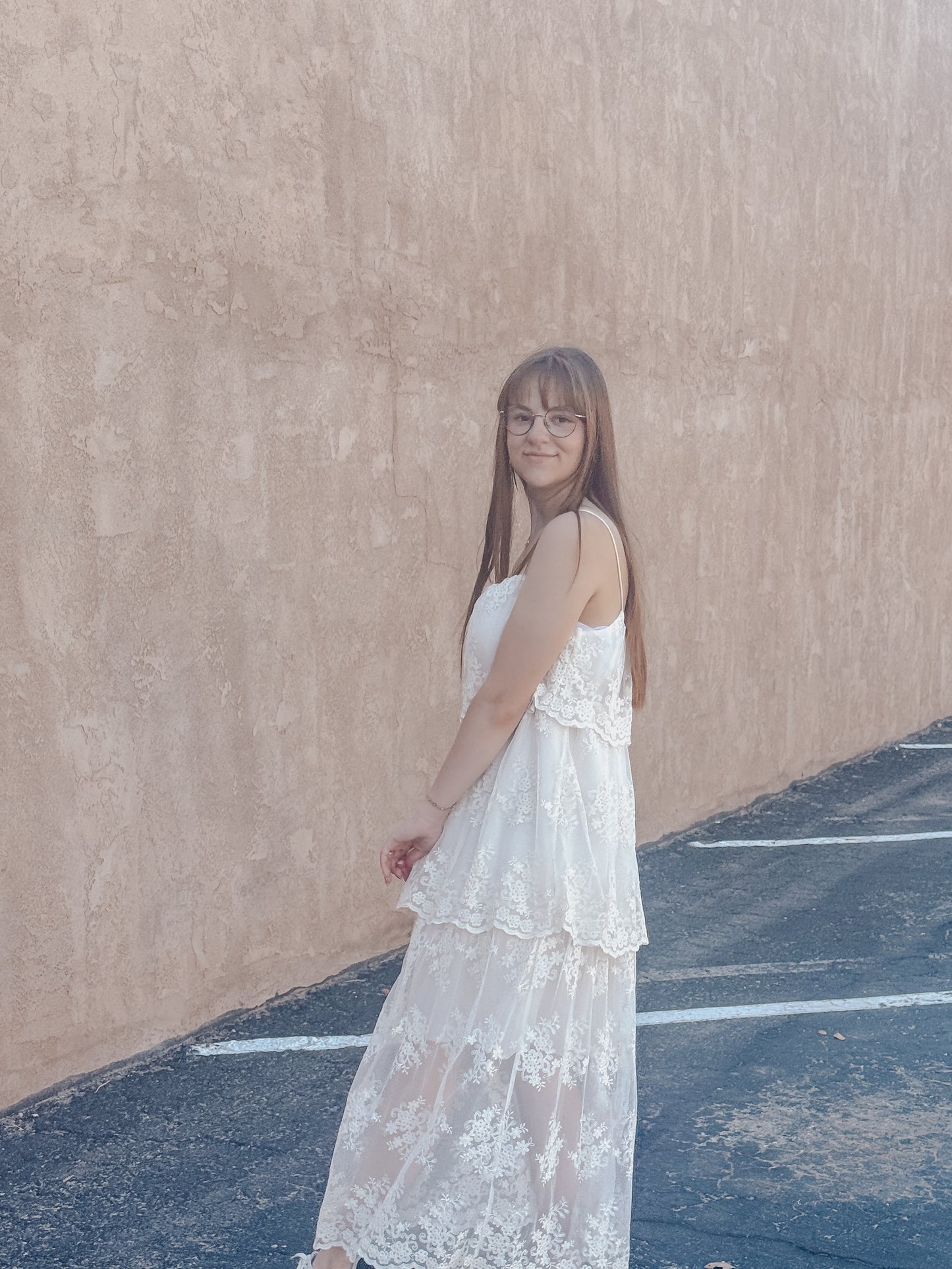 The Evangeline Lace Maxi Dress