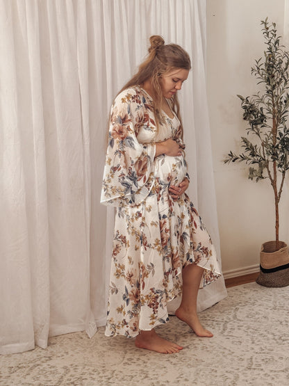 The Maribelle Floral Wrap Maxi