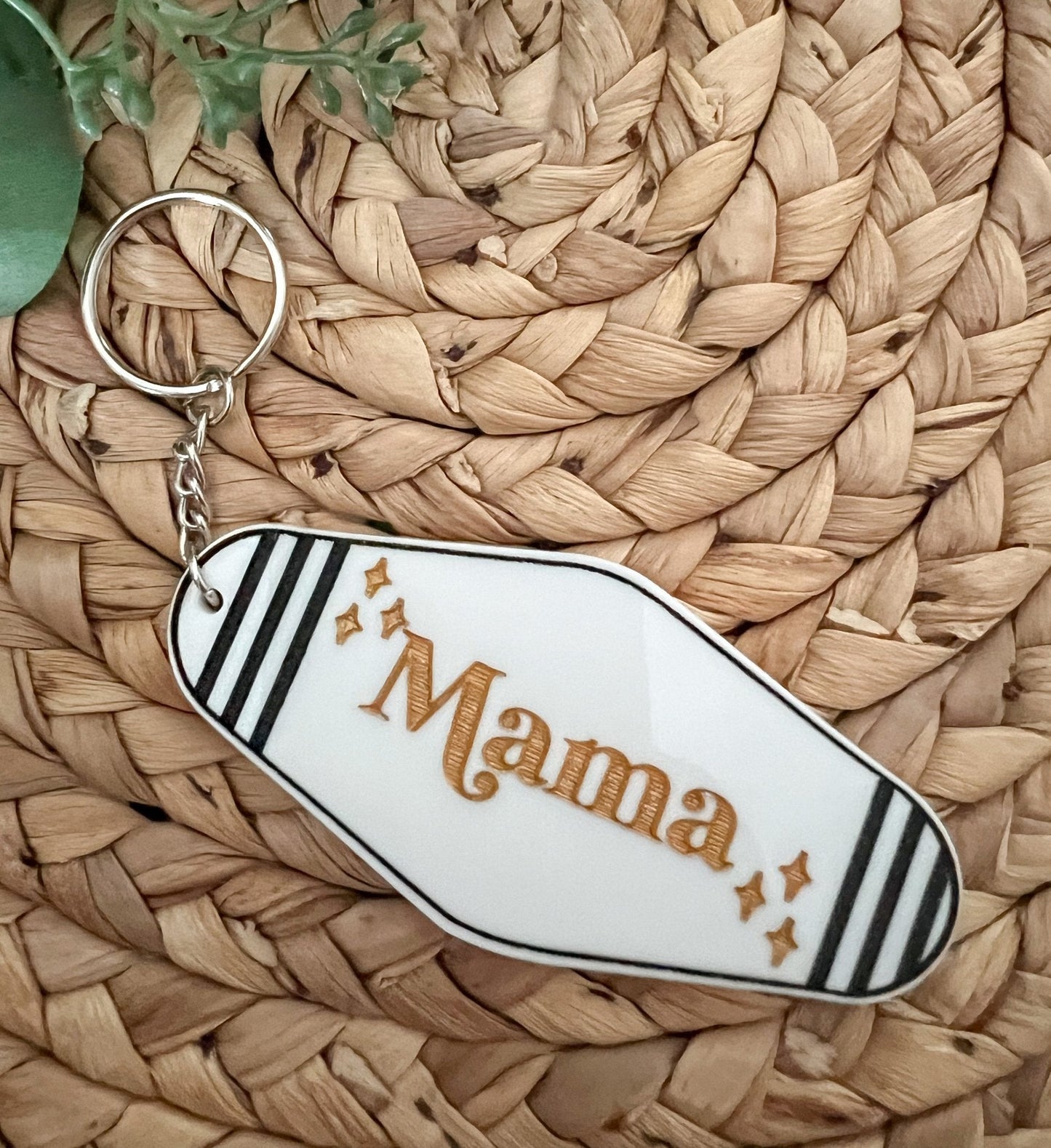 Mama Vintage Hotel Keychain - Emma K Designs