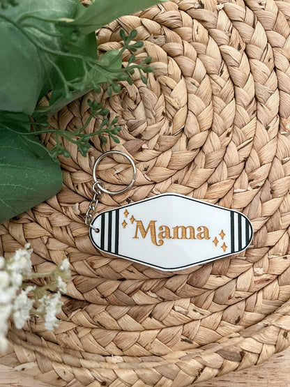 Mama Vintage Hotel Keychain - Emma K Designs