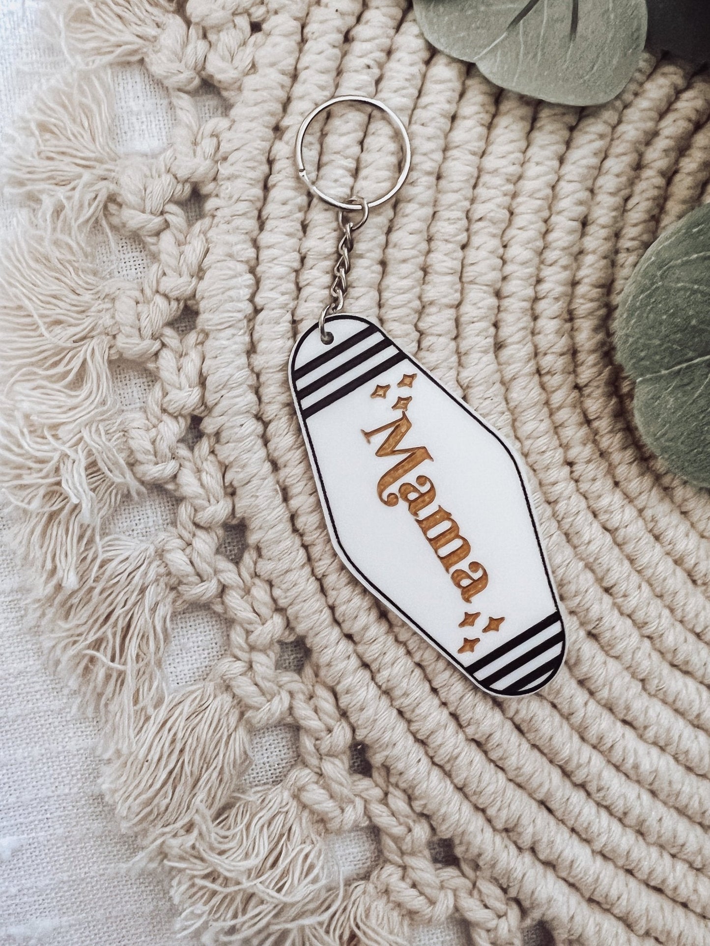 Mama Vintage Hotel Keychain - Emma K Designs