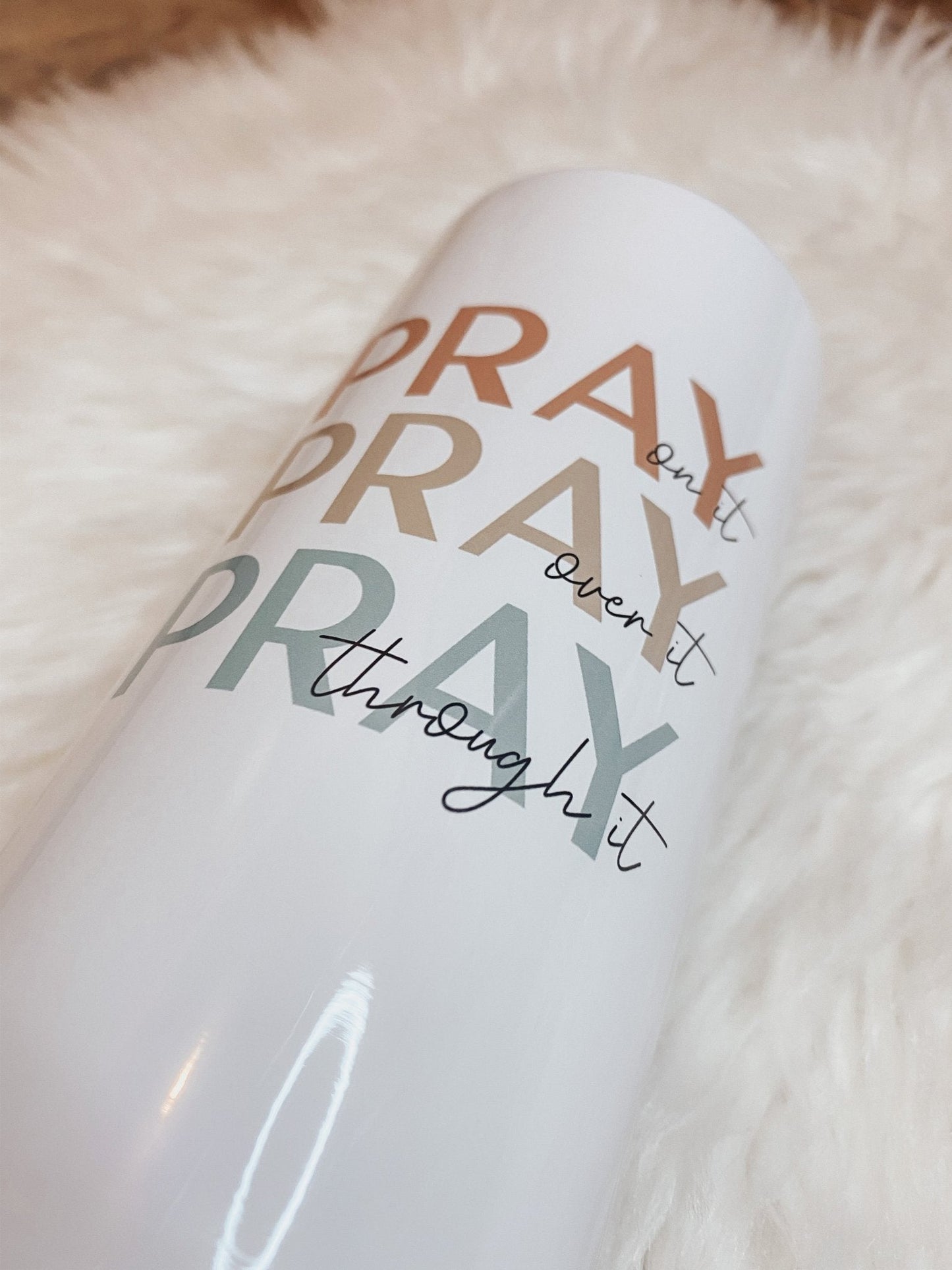 PRAY 20oz Skinny Tumbler - Emma K Designs